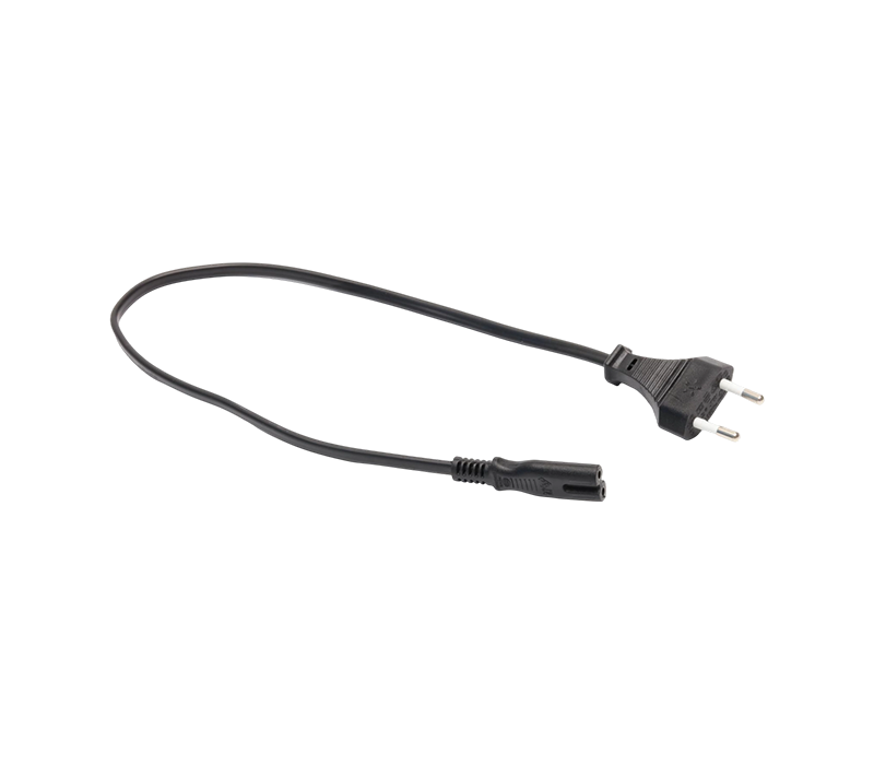 JT007/FY001+ST2/FY-ST2 2.5A 250V eurooppalainen standardi kaksinastainen pistoke IEC C7 -liittimellä