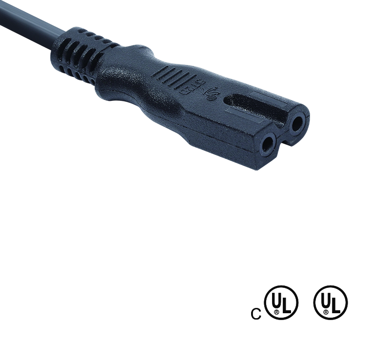 ST2D IEC -liittimen naarasliitin C7 Yhdysvaltain standardien mukainen
