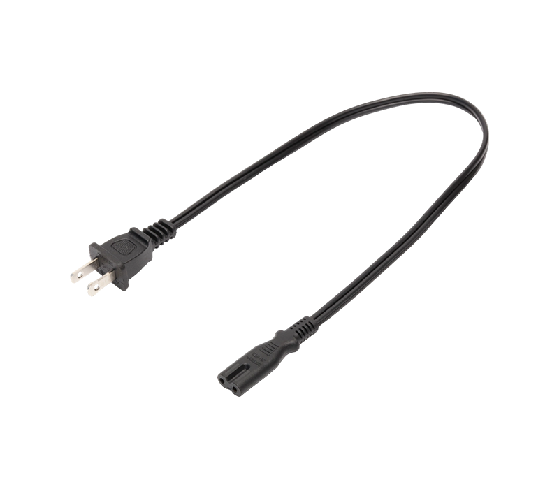 JT-2+ST2/FY-ST2 10A 125V kaksinapainen amerikkalainen vakiopistoke IEC-liittimellä C7