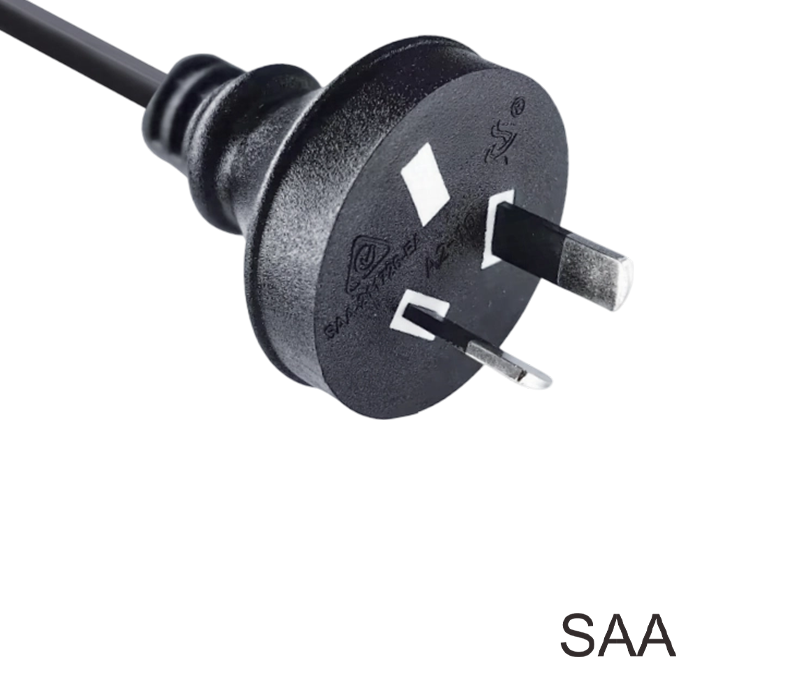 A2-7/10 10A 250V Australian standardi kaksinapainen pistoke