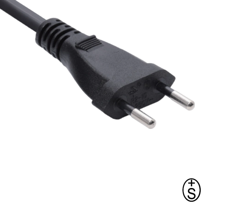 R2-10 10A 250V kaksinapainen sveitsiläinen pistoke
