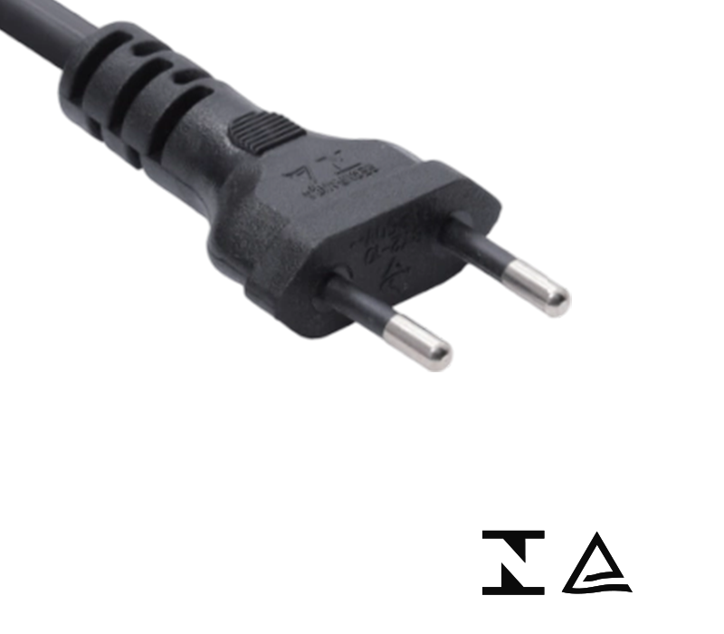 BY2-10 10A 250 V kaksinapainen brasilialainen pistoke