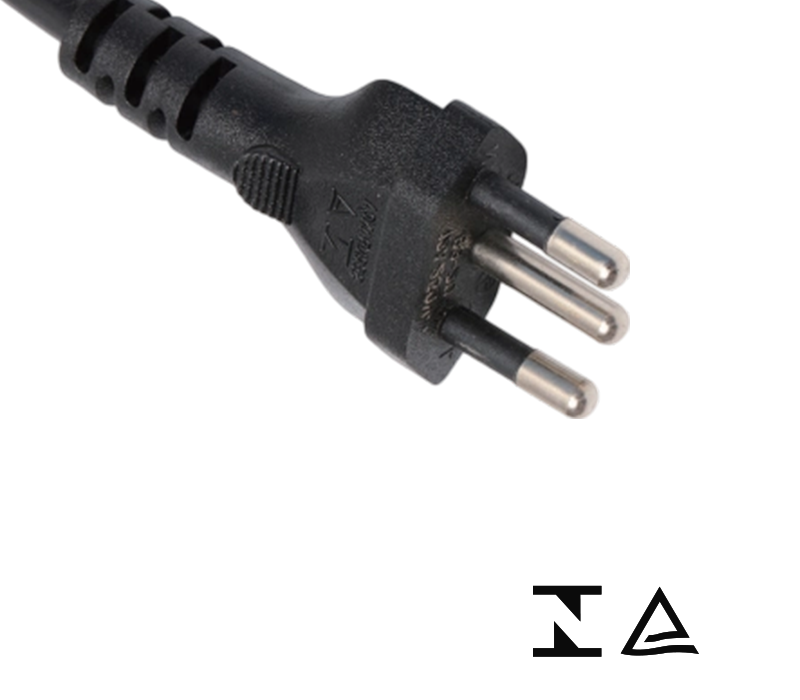 B3-20 20A 250V kolminapainen brasilialainen pistoke